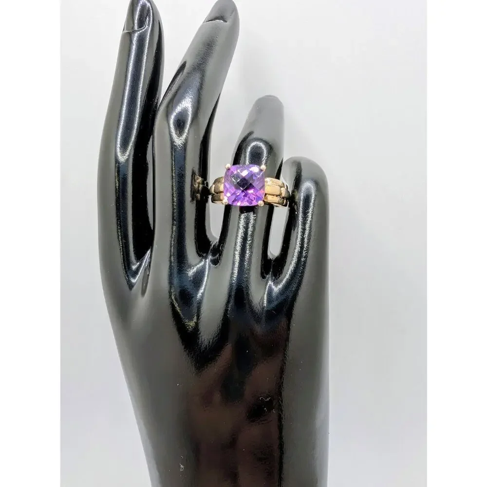 JAI by John Hardy Amethyst and Sterling Silver Ring Size 6